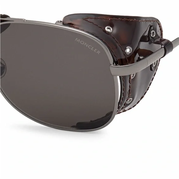 Moncler Luminova Navigator Men’s Sunglasses Polarized Smoke lenses Limited